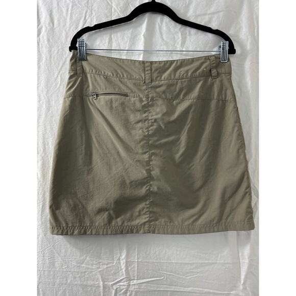 World Wide Sportsman Skirt 4 Tan Beige Ripstop Nylon Mini Gorpcore Nature Hiking - Picture 5 of 7
